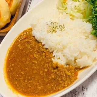 カレー粉とトマトでヘルシー☆キーマカレー